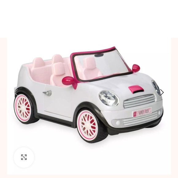 Lori doll 👧Go Everywhere! Convertible Silver Car with picnic basket - Picture 5 of 14